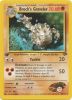 Pokemon Card - Gym Challenge 34/132 - BROCK'S GRAVELER (uncommon) *1st Edition* (Mint)