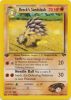 Pokemon Card - Gym Challenge 36/132 - BROCK'S SANDSLASH (uncommon) *1st Edition* (Mint)