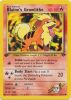 Pokemon Card - Gym Challenge 62/132 - BLAINE'S GROWLITHE (common) *1st Edition* (Mint)