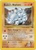 Pokemon Card - Gym Challenge 65/132 - BLAINE'S RHYHORN (common) (Mint)