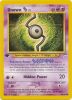 Pokemon Card - Neo Destiny 87/105 - UNOWN [S] (common) *1st Edition* (Mint)