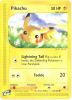 Pokemon Card - Expedition 124/165 - PIKACHU (common) (Mint)