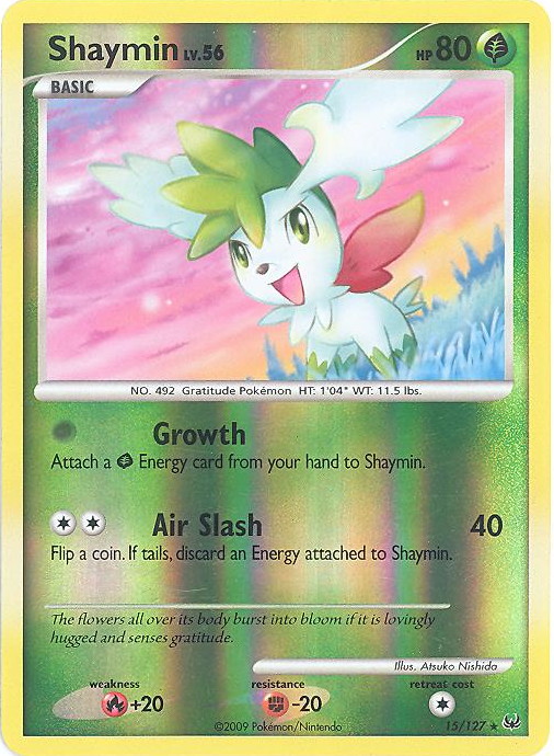 Pokemon Card SHAYMIN LV X DP39 Holo Rare (Diamond and Pearl)