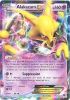 Pokemon Card - XY: Fates Collide 25/124 - ALAKAZAM EX (holo-foil) (Mint)