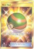 Pokemon Card - Sun & Moon 158/149 - NEST BALL (secret rare holo-foil) (Mint)