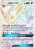 Pokemon Card - Ultra Prism 157/156 - LEAFEON GX (hyper - holo-foil) (Mint)