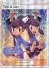 Pokemon Card - Celestial Storm 166/168 - TATE & LIZA (full art - holo) (Mint)