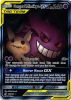 Pokemon Card - S&M: Team Up 165/181 - GENGAR & MIMIKYU GX (full art - holo) (Mint)