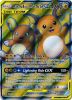 Pokemon Card - Unified Minds 220/236 - RAICHU & ALOLAN RAICHU GX (full art - holo) (Mint)
