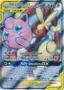 Pokemon Card - S&M: Cosmic Eclipse 225/236 - MEGA LOPUNNY & JIGGLYPUFF GX (full art - holo) (Mint)