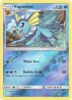 Pokemon Card - Hidden Fates 18/68 - VAPOREON (reverse holo) (Mint)