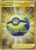 Pokemon Card - Sword & Shield 216/202 - QUICK BALL (secret rare holo) (Mint)