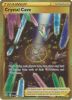 Pokemon Card - S&S: Evolving Skies 230/203 - CRYSTAL CAVE (gold secret rare holo-foil) (Mint)