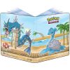 Ultra Pro Pokemon Supplies - 9 Pocket Portfolio - SEASIDE (Lapras, Gyarados & Magikarp) (Holds 180 C