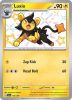 Pokemon Card - S&V Paldean Fates 136/091 - LUXIO (Shiny Rare) (Mint)