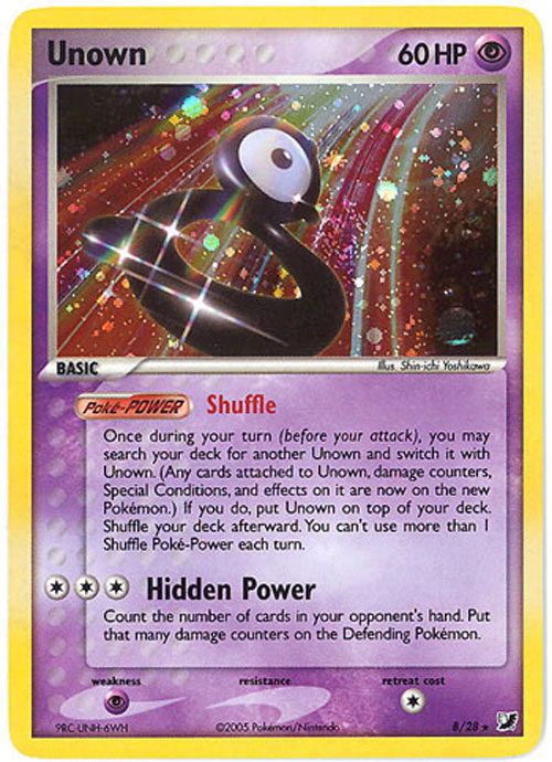 Unown (U) - Unseen Forces - Pokemon