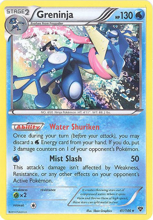 Pokemon Card - XY 41/146 - GRENINJA (holo-foil): Sell2BBNovelties.com ...