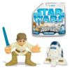 Star Wars - 2008 Legacy - Galactic Heroes Figures - Luke Skywalker & R2-D2 (New & Mint)