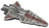 Star Wars - Revenge of the Sith (ROTS) - Titanium Figure - Imperial Attack Cruiser (New & Mint)