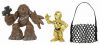 Star Wars - Saga 2 - Galactic Heroes Figures - Chewbacca & Disassembled C-3PO (New & Mint)