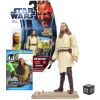 Star Wars - 2012 Legacy - Action Figure - Qui-Gon Jinn (Light Up Lightsaber) (New & Mint)