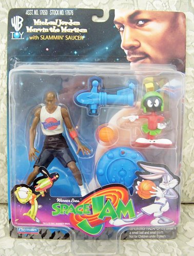 Playmates 1997 Space Jam Action Figure - Michael Jordan & Marvin The ...