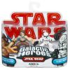 Star Wars - 2009 Legacy - Galactic Heroes Figures - Anakin (Clone Wars) & Clone Trooper (New & Mint)