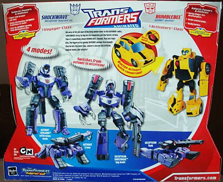 transformers animated shockwave toy