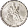 U.S. Coin: 1837 to 1891 - DIME LIBERTY SEATED (Grade: Good or better)