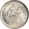 U.S. Coin: 1838 to 1891 - QUARTER LIBERTY SEATED (Grade: Good or better)