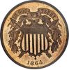 U.S. Coin: 1864 to 1873 - TWO CENT PIECE (Grade: Good or better)