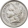 U.S. Coin: 1865 to 1889 - THREE CENT PIECE NICKEL (Grade: Good or better)