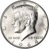 U.S. Coin: 1964 - HALF DOLLAR KENNEDY SILVER (Grade: Good or better)