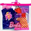 Mattel - Barbie Doll Fashion 2-PACK (Checker Skirt, Color-Blocked Shirt, GRL PWR Shirt & more) HBV6