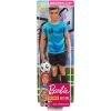 Mattel - Barbie Doll - KEN SOCCER PLAYER (Blue Jersey, Black Shorts & Soccer Ball) FXP02 (Mint)