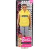 Mattel - Barbie KEN FASHIONISTAS DOLL #131 (Gray Sweatpants & Yellow New York Hoodie) GDV14 (Mint)