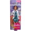 Mattel - Barbie Doll - PET VET (Brunette with Stethoscope & Gray Cat) GJL63 (Mint)