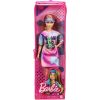 Mattel - Barbie FASHIONISTAS DOLL #159 (Femme and Fierce Tie-Dye Shirt Dress, Visor) GRB51 (Mint)