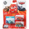 Mattel Disney Pixar Cars Metal Mini Racers - 3-PACK (McQueen, Carla Veloso & Mater) GVG19 (Mint)