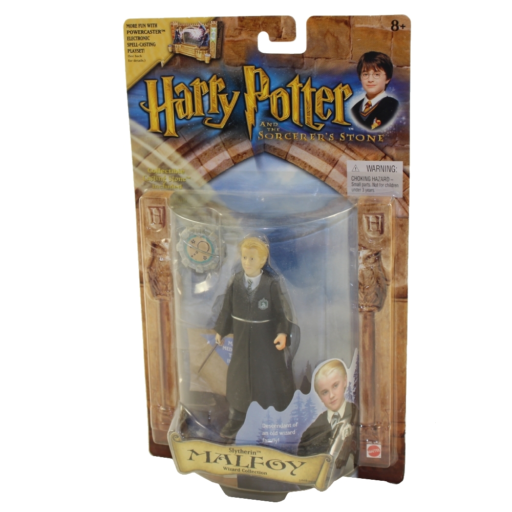 Mattel - Harry Potter & the Sorcerer's Stone Action Figure - SLYTHERIN  DRACO MALFOY (5 inch) (Mint)