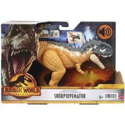Mattel - Jurassic World Dominion Roar Strikers Figure - SKORPIOVENATOR (13 inches long) HDX37 (Mint)