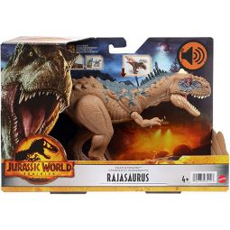 Mattel - Jurassic World Dominion Roar Strikers Figure - RAJASAURUS (13 inches long) HDX35 (Mint)