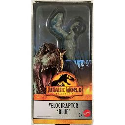 Mattel - Jurassic World Dominion Dinosaur Figure - VELOCIRAPTOR 'BLUE' (6 inch) HMK81 (Mint)