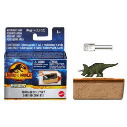 Mattel Jurassic World Dominion - Dinosaur Discovery Mini Figure - TRICERATOPS (Mint)