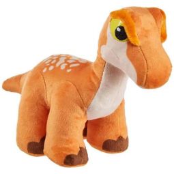 Mattel - Jurassic World Dino Trackers Plush Stuffed Animal with SOUND - BRACHIOSAURUS (7 inch) (Mint