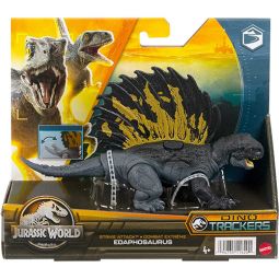 Mattel - Jurassic World Dinosaur Figure - Dino Trackers Strike Attack - EDAPHOSAURUS (7 inch) (Mint)