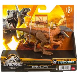 Mattel - Jurassic World Dinosaur Figure - Dino Trackers Strike Attack - HERRERASAURUS (7 inch) (Mint