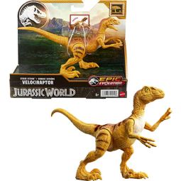 Mattel Jurassic World Epic Evolution Strike Attack Figure - VELOCIRAPTOR (7 inch) (Mint)