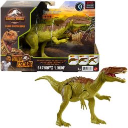 Mattel - Jurassic World Camp Cretaceous - Roar Attack Dino Escape Figure - BARYONYX 'LIMBO' (GWD12) 
