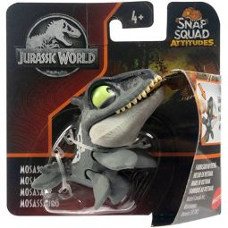 Mattel - Jurassic World Snap Squad Attitudes - MOSASAURUS (2.5 inch) HCM19 (Mint)